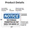 Signmission No Storage Permitted On Top Shelf Or Above 12', 24 in W x Rectangle, Plastic OS-2PACK-NS-P-1824-L-14863 - alternate 5